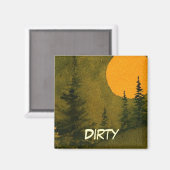 Dish Washer Status Magnet (Voorkant / Achterkant)