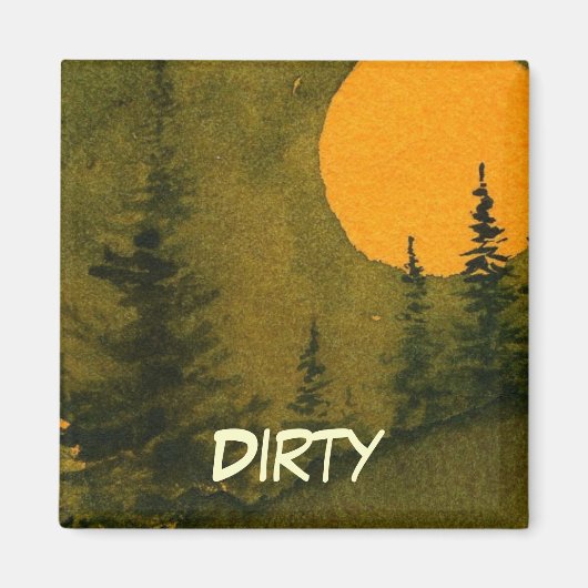 Dish Washer Status Magnet (Voorkant)