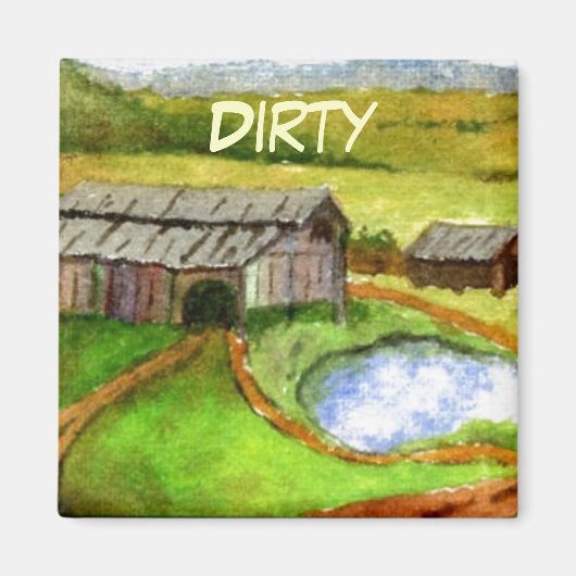 Dish Washer Status Magnet (Voorkant)