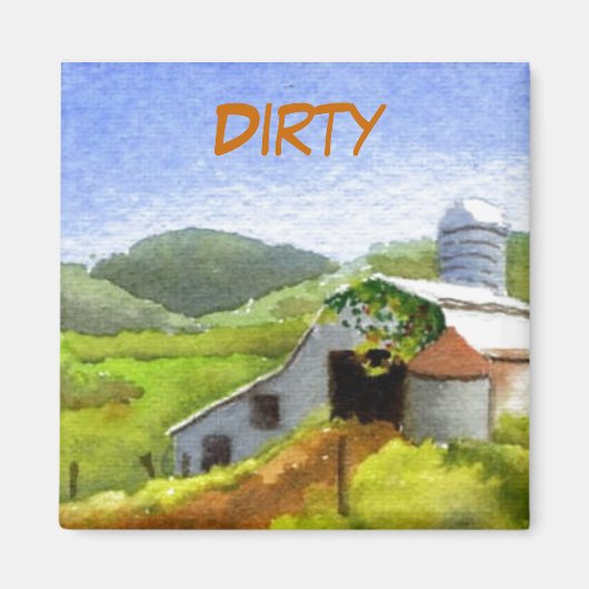Dish Washer Status Magnet (Voorkant)