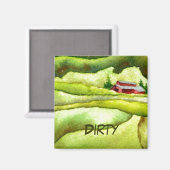 Dish Washer Status Magnet (Voorkant / Achterkant)