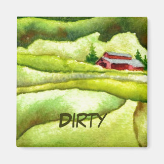 Dish Washer Status Magnet