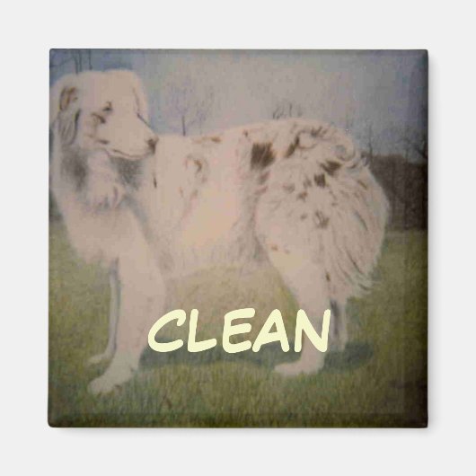 Dish Washer Status Magnet (Voorkant)