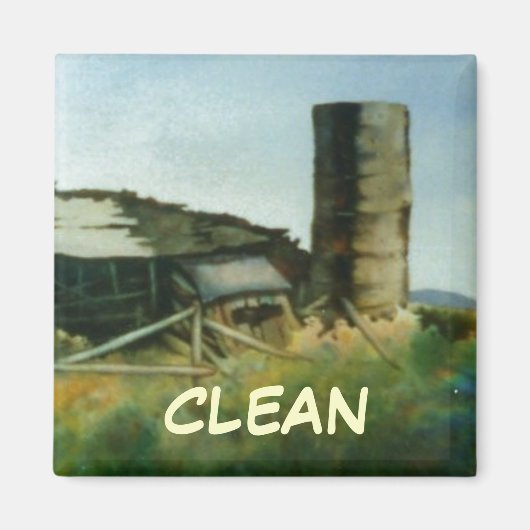 Dish Washer Status Magnet (Voorkant)