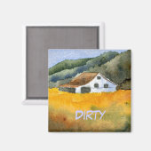 Dish Washer Status Magnet (Voorkant / Achterkant)