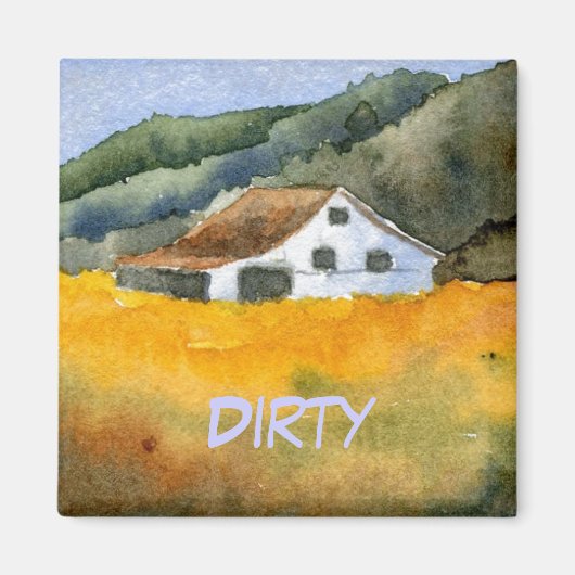 Dish Washer Status Magnet (Voorkant)