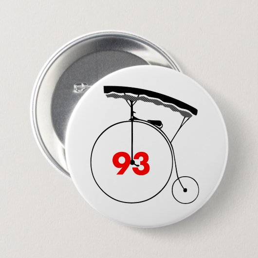 Disharmonieuze 93 ronde button 7,6 cm (Voorkant /achterkant)