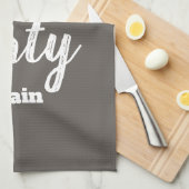 Dishes kijkt weer vies naar me theedoek (Quarter Fold)