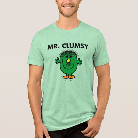Disheveled Mr. Clumsy Tri-Blend Shirt (Voorkant)