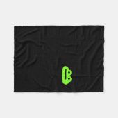 Dishonest Frog Behave No Frog Funny Cute Frog Love Fleece Deken (Voorkant (Horizontaal))