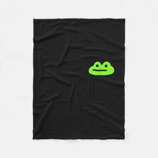 Dishonest Frog Behave No Frog Funny Cute Frog Love Fleece Deken (Voorkant)