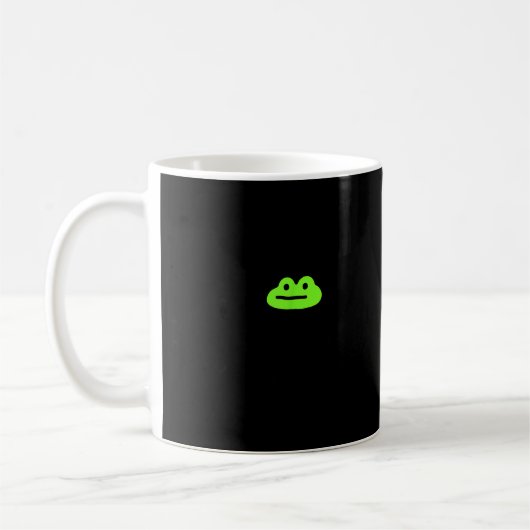 Dishonest Frog Behave No Frog Funny Cute Frog Love Koffiemok (Links)