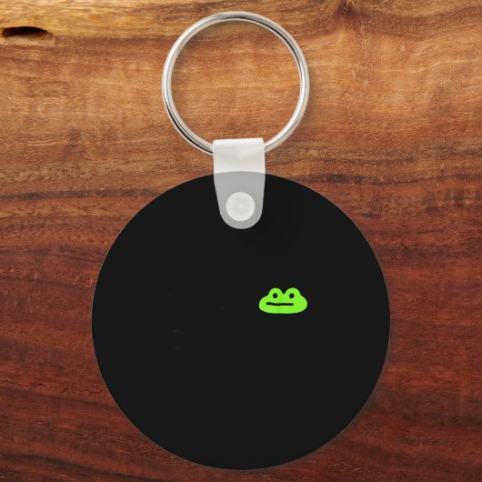 Dishonest Frog Behave No Frog Funny Cute Frog Love Sleutelhanger (Voorkant)