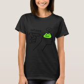 Dishonest Frog Behave No Frog Funny Cute Frog Love T-shirt (Voorkant)
