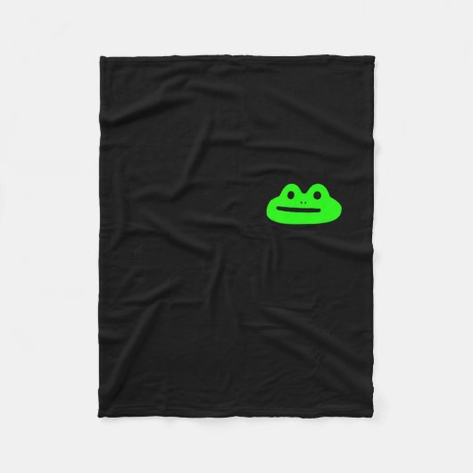 Dishonest Frog Meme Behave No Funny Frog Meme Sayi Fleece Deken (Voorkant)