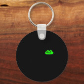 Dishonest Frog Meme Behave No Funny Frog Meme Sayi Sleutelhanger (Voorkant)