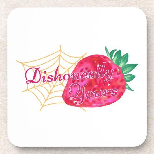 Dishonestly Yours Bier Onderzetter (Voorkant)