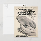  Dishpan Hands Ad Briefkaart (Voorkant / Achterkant)
