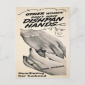  Dishpan Hands Ad Briefkaart (Voorkant)