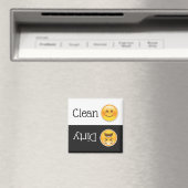 Dishwas Clean/Dirty Emoji Magnet (Insitu (Vaatwasser))