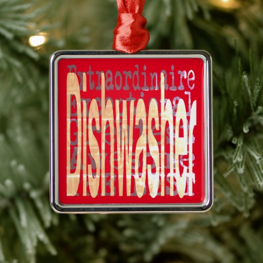 Dishwasher Extraordinaire Metalen Ornament (Boom)