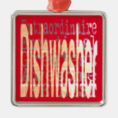 Dishwasher Extraordinaire Metalen Ornament (Voorkant)