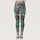 Dishwasher Graffiti Drawing Leggings (Voorkant)
