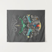 Dishwasher Graffiti Drawing Wandkleed (Voorkant (horizontaal))