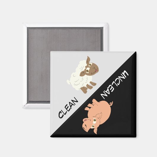 Dishwasher Magnet (Voorkant / Achterkant)