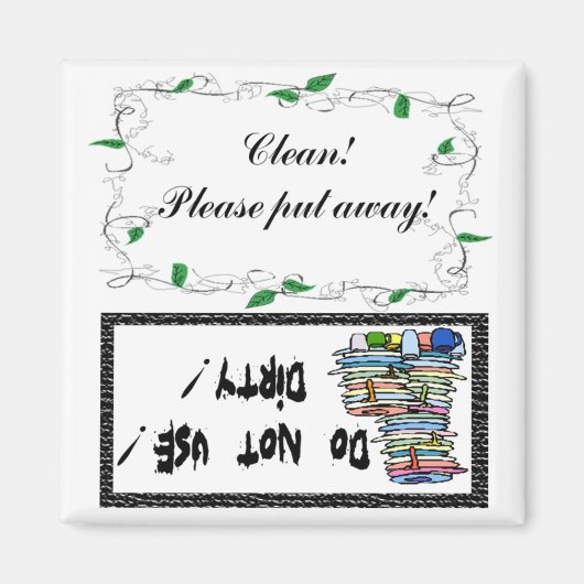 Dishwasher Magnet (Voorkant)