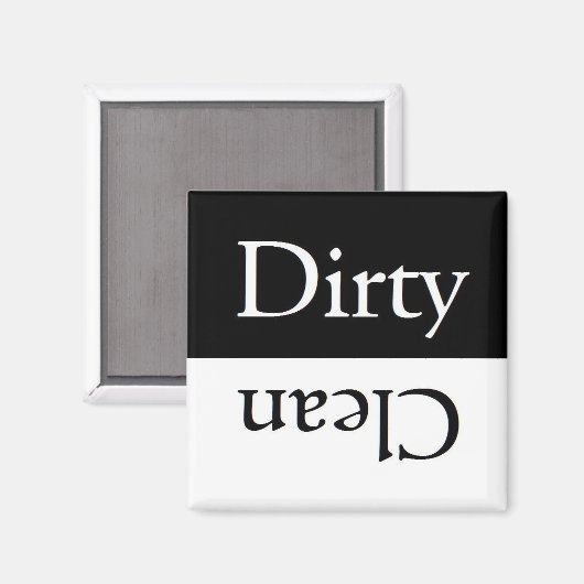 Dishwasher Magnet (Voorkant / Achterkant)