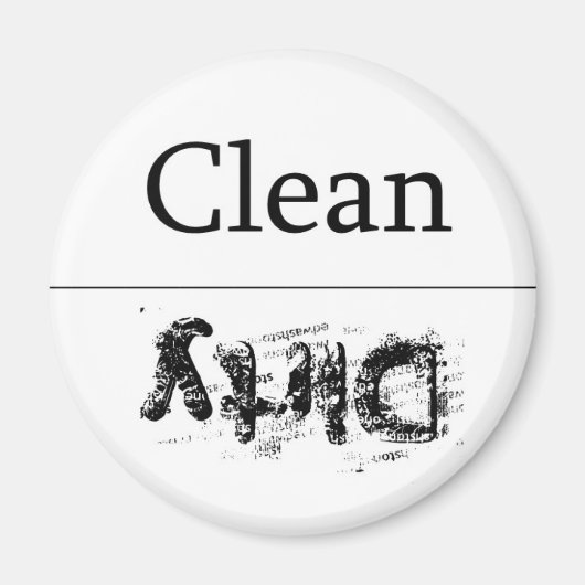 Dishwasher Magnet (Voorkant)