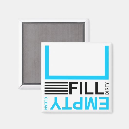 Dishwasher Magnet (Voorkant / Achterkant)