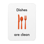 Dishwasher Magnet Magneet (Verticaal)