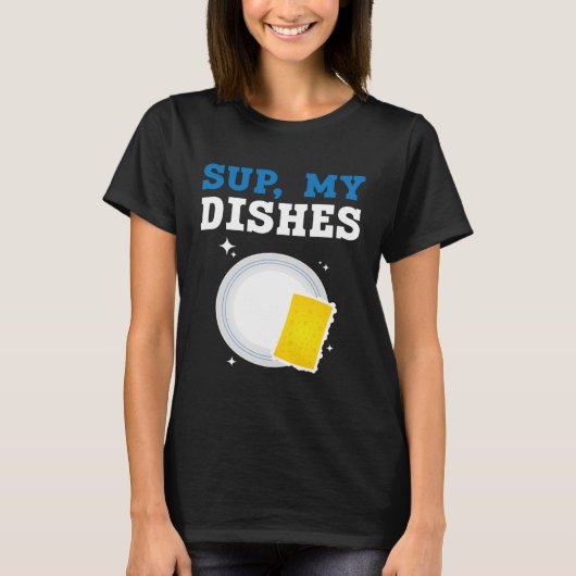 Dishwashing Job Profession Restaurant Employee Dis T-shirt (Voorkant)