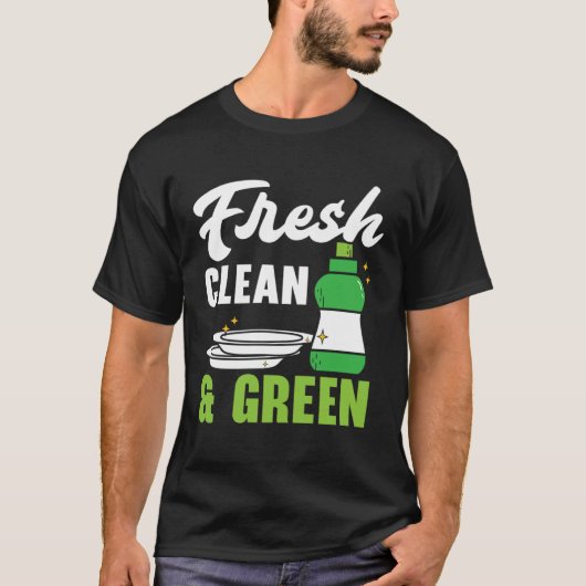 Dishwashing Job Profession Restaurant Employee Dis T-shirt (Voorkant)