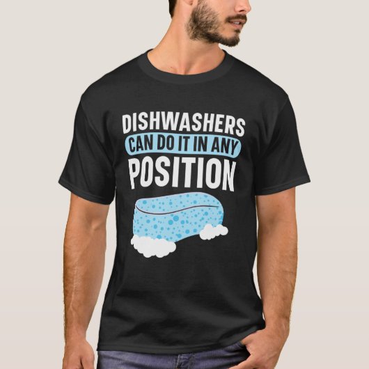 Dishwashing Job Profession Restaurant Employee Dis T-shirt (Voorkant)