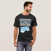 Dishwashing Job Profession Restaurant Employee Dis T-shirt (Voorkant volledig)