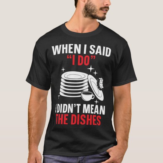 Dishwashing Job Profession Restaurant Employee Dis T-shirt (Voorkant)