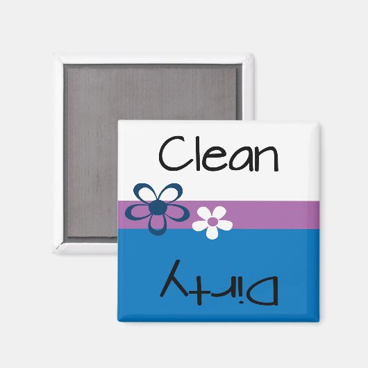 Dishwasmachine Clean Dirty Magnet (Voorkant / Achterkant)