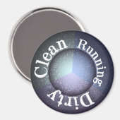 Dishwasmachine Clean Dirty Running Organisator Magneet (Voorkant / Achterkant)