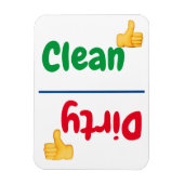 Dishwasmachine Magneet (Verticaal)