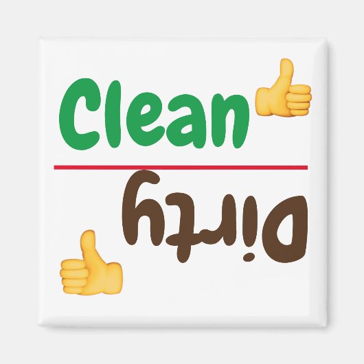 Dishwasmachine Magneet (Voorkant)