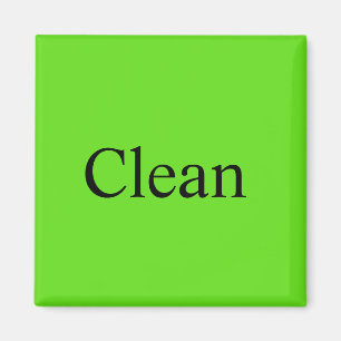 Dishwasmachine Magnet "Clean"