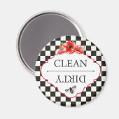 Dishwasmachine Magnet Clean Dirty (Voorkant / Achterkant)