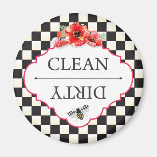 Dishwasmachine Magnet Clean Dirty