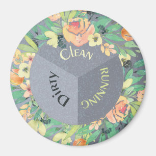 Dishwasmachine Magnet Clean Dirty Runwers