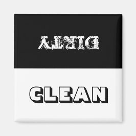 Dishwasmachine Magnet Clean of Dirty