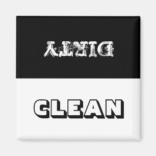 Dishwasmachine Magnet Clean of Dirty