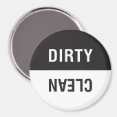 Dishwasmachine Magnet Dirty Clean Sign of Notifica (Voorkant / Achterkant)